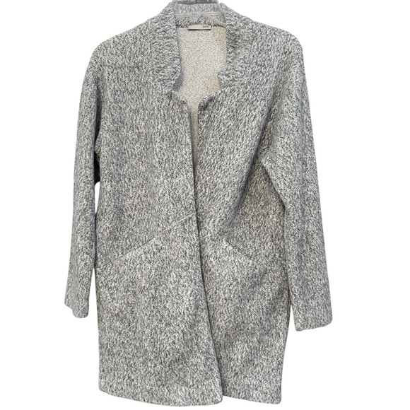 Zara Collection Gray Knit Coatigan Sweater Jacket Small - Picture 1 of 9
